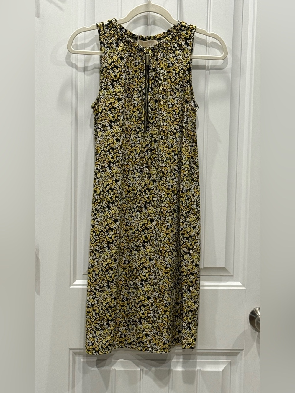 Michael Kors Women’s Size XS Zip Front Floral Shift Dress EUC